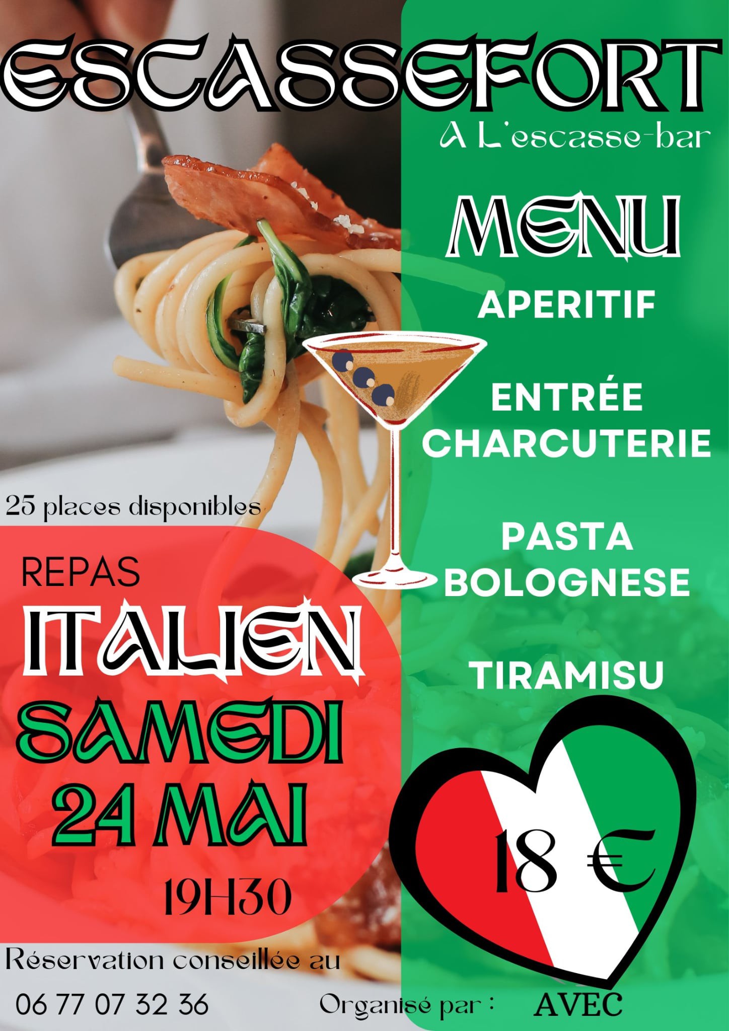 REPAS ITALIEN